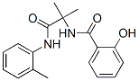 Benzamide, N-[1,1-dimethyl-2-[(2-methylphenyl)amino]-2-oxoethyl]-2-hydroxy- (9CI) Structure
