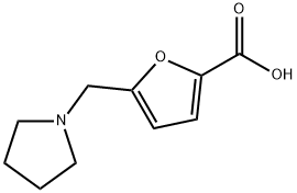 5-PYRROLIDIN-1-YLMETHYL-FURAN-2-CARBOXYLIC ACID Structure