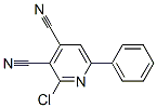 3,4-Pyridinedicarbonitrile,  2-chloro-6-phenyl- Structure