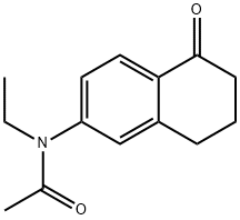 N-ethyl-N-(5-oxo-5,6,7,8-tetrahydronaphthalen-2-yl)acetaMide Structure