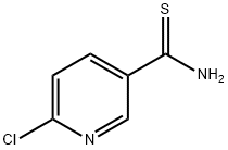 2-クロロピリジン-5-カルボチオ酸アミド 化学構造式
