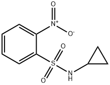 N-Cyclopropyl-2-nitrobenzenesulfonamide Structure