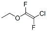 1-クロロ-2-エトキシ-1,2-ジフルオロエテン 化学構造式