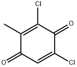 3,5-二氯-2-甲基-对苯醌, 40100-98-9, 结构式