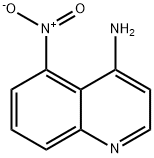 5-ニトロキノリン-4-アミン 化学構造式