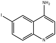 4-アミノ-6-ヨードキノリン 化学構造式