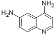 4,6-キノリンジアミン 化学構造式