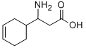 3-アミノ-3-(3-シクロヘキセニル)プロパン酸 化学構造式