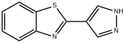 Benzothiazole, 2-(1H-pyrazol-4-yl)- (9CI) Structure