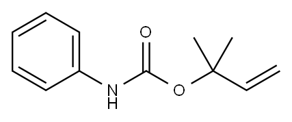 3-Buten-2-ol,2-methyl-,phenylcarbamate(9CI) Structure
