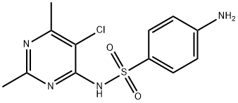 磺胺氯啶 结构式