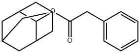 Phenylacetic acid, 2-adamantyl ester Structure