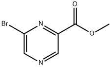 6-溴-2-吡嗪羧酸甲酯, 40155-34-8, 结构式