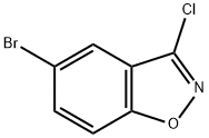 5-ブロモ-3-クロロベンゾ[D]イソオキサゾール 化学構造式