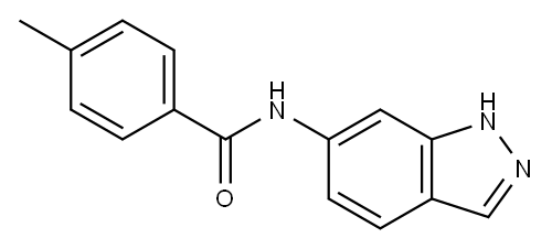 Benzamide, N-1H-indazol-6-yl-4-methyl- (9CI) Structure