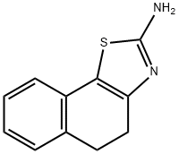 4,5-ジヒドロナフト[2,1-D][1,3]チアゾール-2-アミン 化学構造式