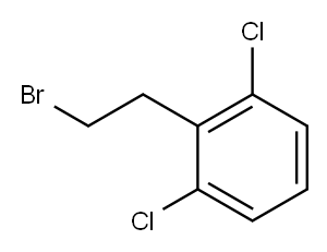 2,6-二氯苯乙基溴, 40173-94-2, 结构式