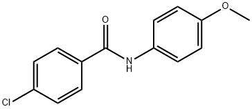 4-氯-N-(4-甲氧基苯基)苯甲酰胺, 4018-82-0, 结构式