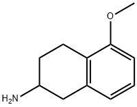 5-メトキシテトラリン-2-アミン 化学構造式