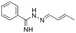 Benzenecarboximidic acid, 2-butenylidenehydrazide (9CI) Structure