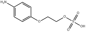 2-(4-氨基苯氧基)乙醇硫酸氢酯 结构式
