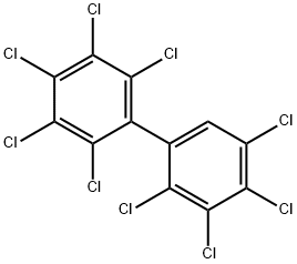 2,2',3,3',4,4',5,5',6-ノナクロロ-1,1'-ビフェニル 化学構造式