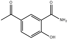 5-アセチルサリチルアミド 化学構造式