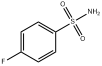 4-フルオロベンゼンスルホンアミド 化学構造式