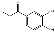 Ethanone, 1-(3,4-dihydroxyphenyl)-2-fluoro- (9CI) 结构式