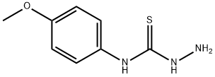 4-(4-メトキシフェニル)-3-チオセミカルバジド 化学構造式