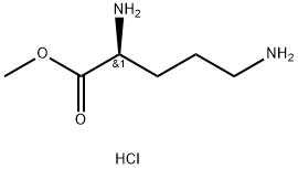 L-鸟氨酸甲酯二盐酸盐, 40216-82-8, 结构式