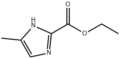 4-甲基-1H-咪唑-2甲酸乙酯 结构式