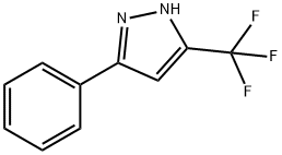 5-苯基-3-三氟甲基吡唑 结构式