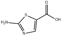 2-アミノチアゾール-5-カルボン酸 化学構造式
