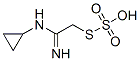 Thiosulfuric acid hydrogen S-[2-(cyclopropylamino)-2-iminoethyl] ester Structure