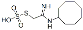 Thiosulfuric acid hydrogen S-[2-(cyclooctylamino)-2-iminoethyl] ester Structure