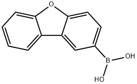 二苯并呋喃-2-硼酸, 402936-15-6, 结构式