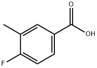 4-氟-3-甲基-苯甲酸, 403-15-6, 结构式