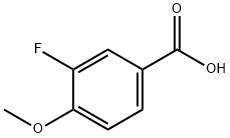 3-フルオロ-4-メトキシ安息香酸 化学構造式