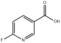 6-氟烟酸, 403-45-2, 结构式