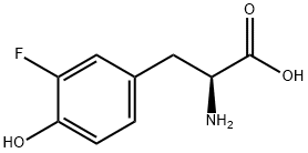 间氟-DL-酪氨酸 结构式