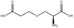 S-(2-カルボキシエチル)-L-システイン 化学構造式