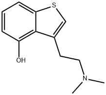 3-[2-(Dimethylamino)ethyl]-4-hydroxybenzo[b]thiophene 结构式