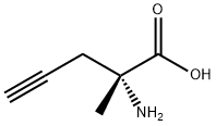4-Pentynoicacid,2-amino-2-methyl-,(2R)-(9CI) Structure
