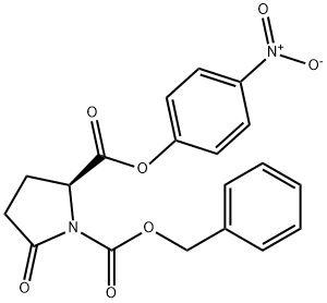 1-苄基2-(4-硝基苯基)(S)-5-氧代吡咯烷-1,2-二羧酸盐, 40356-52-3, 结构式
