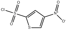 4-硝基-2-甲磺酸酰氯噻唑, 40358-04-1, 结构式