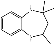 2,3,4,5-Tetrahydro-2,2,4-trimethyl-1H-1,5-benzodiazepine Structure
