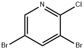 2-クロロ-3,5-ジブロモピリジン 化学構造式