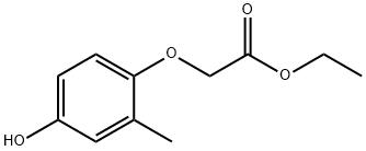 Acetic acid, (4-hydroxy-2-Methylphenoxy)-, ethyl ester Structure