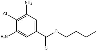 3,5-Diamino-4-chlorobenzoic acid butyl ester Structure